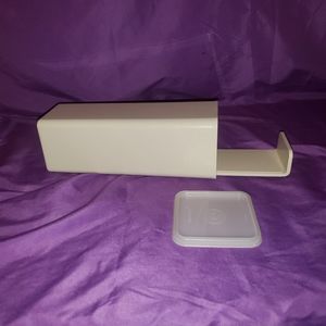 Vintage Tupperware Velveeta Cheese Keeper Almond